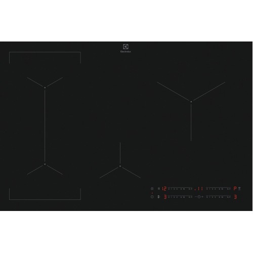 Electrolux EIV83443CT Black Built-in 78 cm Zone induction hob 4 zone(s)