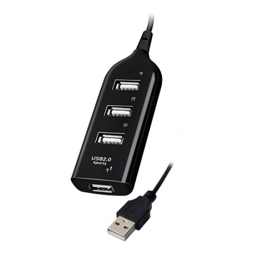 Vakoss TC-234UX interface hub USB 2.0 Black Vakoss TC-234UX interface hub USB 2.0 Black