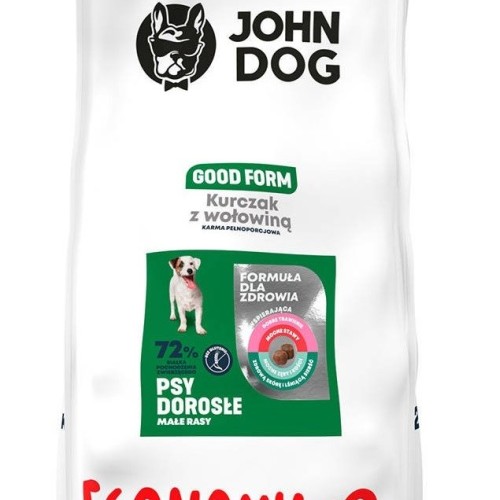 JOHN DOG Good Form Adult Chicken with beef - dry dog food - 12 kg