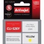 Activejet ACC-526YN Ink cartridge (replacement for Canon CLI-526Y; Supreme; 10 ml; yellow)