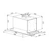 MAAN Helios 60 Touch under-cabinet extractor hood 595 m3/h, Black MAAN Helios 60 Touch under-cabinet extractor hood 595 m3/h, Black