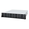 Synology RackStation RS2423+ NAS/storage server Rack (2U) Ryzen Embedded V1780B 8 GB DDR4 0 TB DiskStation Manager Black, Grey