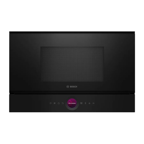 Bosch Serie 8 BFL7221B1 microwave Built-in Solo microwave 21 L 900 W Black Bosch Serie 8 BFL7221B1 microwave Built-in Solo microwave 21 L 900 W Black