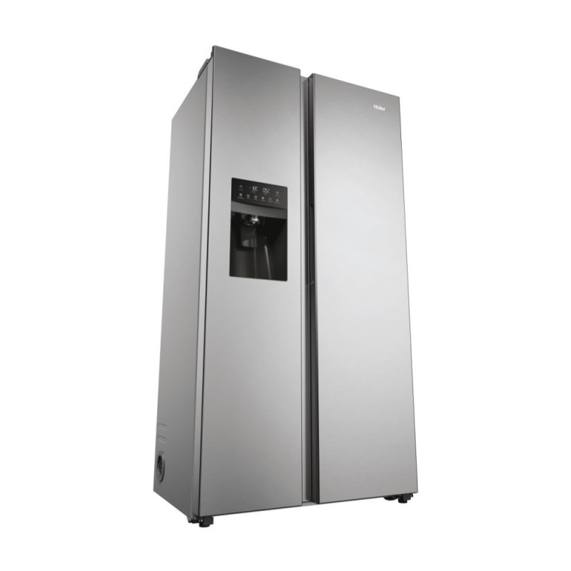 Haier SBS 90 Serie 5 HSR5918DIMP Free-standing double-sided fridge-freezer combination 511 l D Platinum, stainless steel