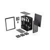 MSI MAG FORGE M100A computer case Micro Tower Black, Transparent