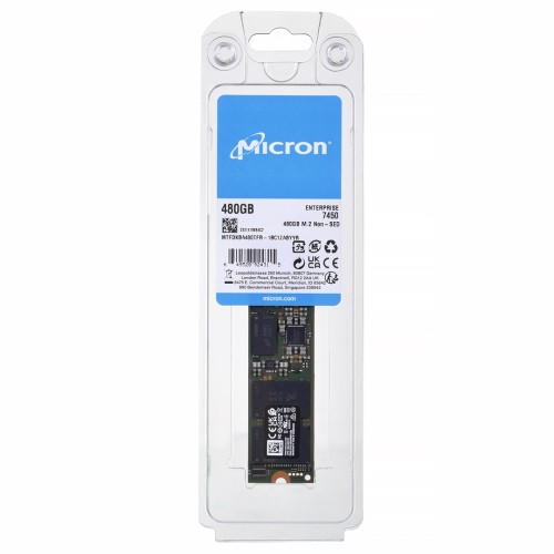SSD Micron 7450 PRO 480GB M.2 (22x80) NVMe PCI 4.0 MTFDKBA480TFR-1BC1ZABYYR (DWPD 1) SSD Micron 7450 PRO 480GB M.2 (22x80) NVMe PCI 4.0 MTFDKBA480TFR-1BC1ZABYYR (DWPD 1)