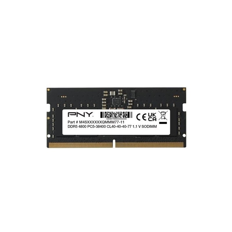 Pamięć PNY Performance 4800MHz DDR5 1x 16GB Noteb. Pamięć PNY Performance 4800MHz DDR5 1x 16GB Noteb.