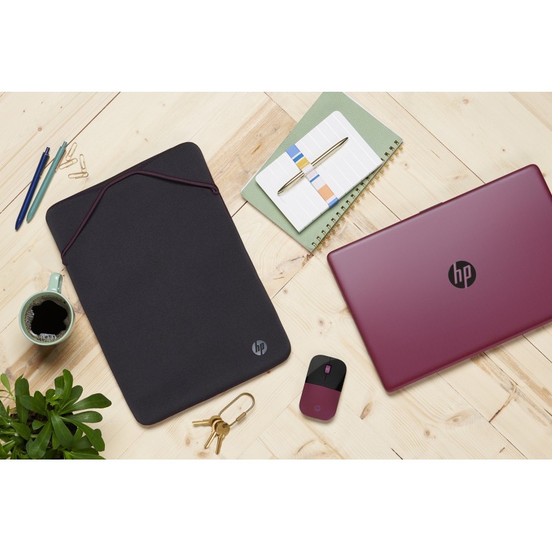 HP Reversible Protective 15.6-inch Mauve Laptop Sleeve 15.6
