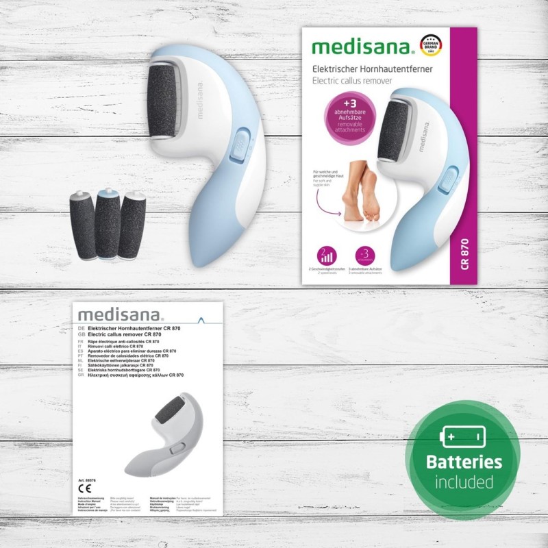 Medisana heel file CR 870 Medisana heel file CR 870
