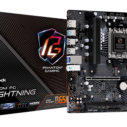 Asrock B650M PG Lightning AMD B650 Socket AM5 micro ATX