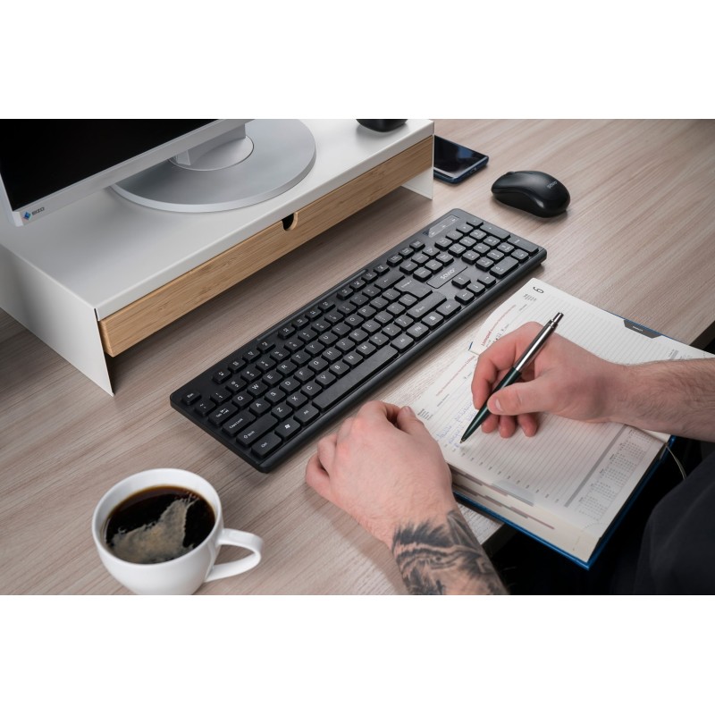 Savio KB-02 keyboard Home/Office USB QWERTY Black