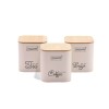 SET OF METAL CONTAINERS 3 PCS MR-1775-3S-IVORY SET OF METAL CONTAINERS 3 PCS MR-1775-3S-IVORY