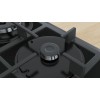 Bosch Serie 4 PNP6B6B90 hob Black Built-in 60 cm Gas 4 zone(s)