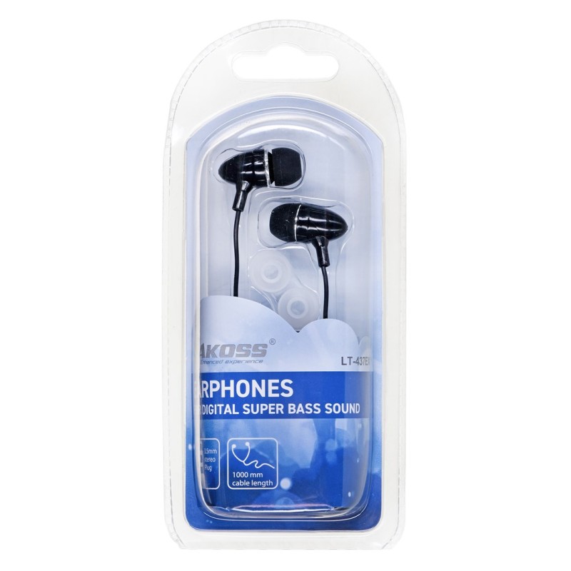Vakoss LT-437EX headphones/headset Wired In-ear Music Black Vakoss LT-437EX headphones/headset Wired In-ear Music Black