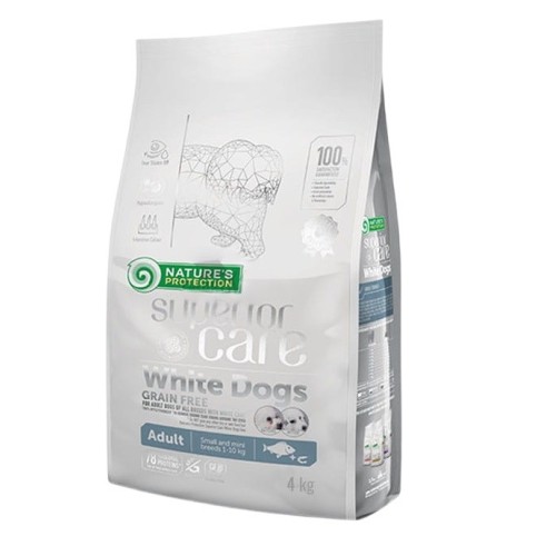 NATURE'S PROTECTION Superior care White Fish Small and mini - dry dog food - 4kg NATURE'S PROTECTION Superior care White Fish Small and mini - dry dog food - 4kg