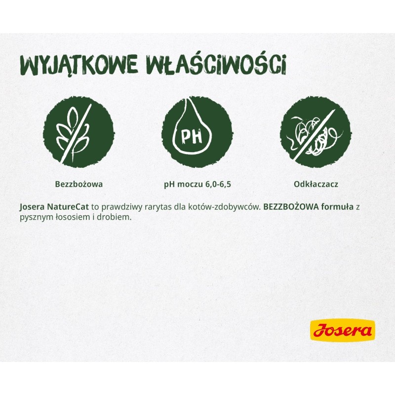 Josera NatureCat cats dry food 2 kg Adult Poultry, Salmon