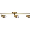 Activejet SPECTRA triple gold ceiling wall lamp strip spotlight GU10 for living room