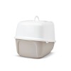 SAVIC Nestor Jumbo White - Coffee - covered cat litter box - 66.5x48.5x46.5 cm - 1 pc. SAVIC Nestor Jumbo White - Coffee - covered cat litter box - 66.5x48.5x46.5 cm - 1 pc.