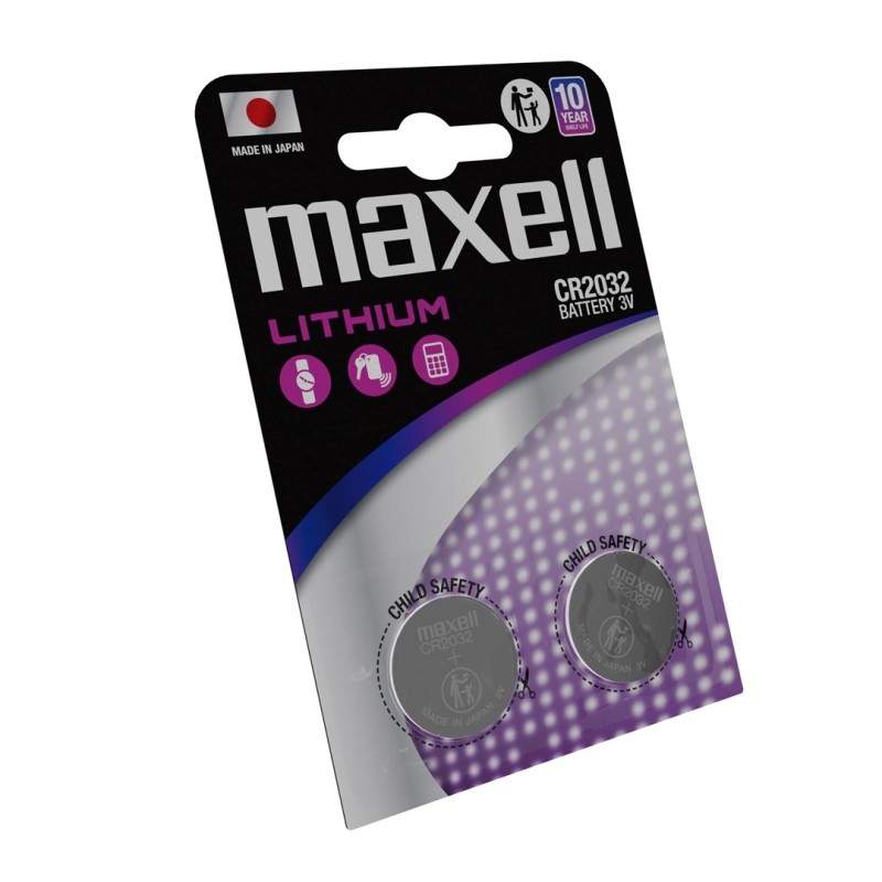 MAXELL CR2032 Battery specialized 2 pcs. MAXELL CR2032 Battery specialized 2 pcs.