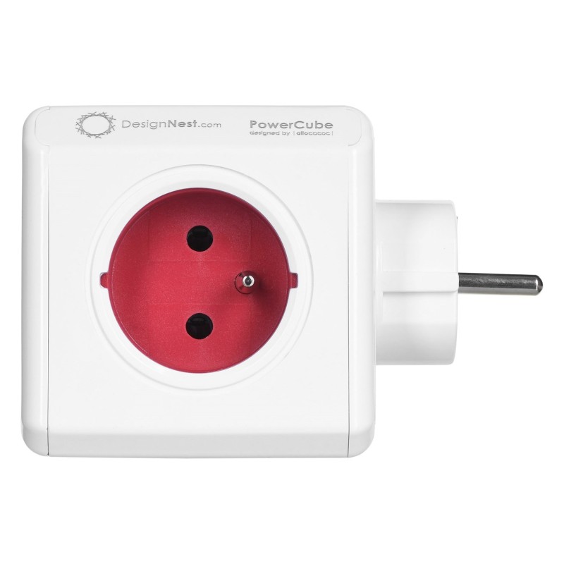 Allocacoc PowerCube Original USB Type E power extension 4 AC outlet(s) Indoor Red Allocacoc PowerCube Original USB Type E power extension 4 AC outlet(s) Indoor Red