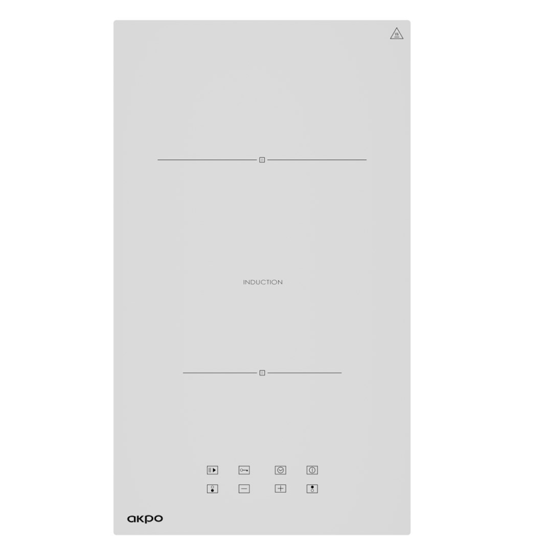 AKPO PIA 6802 WHITE induction cooktop - 2 fields