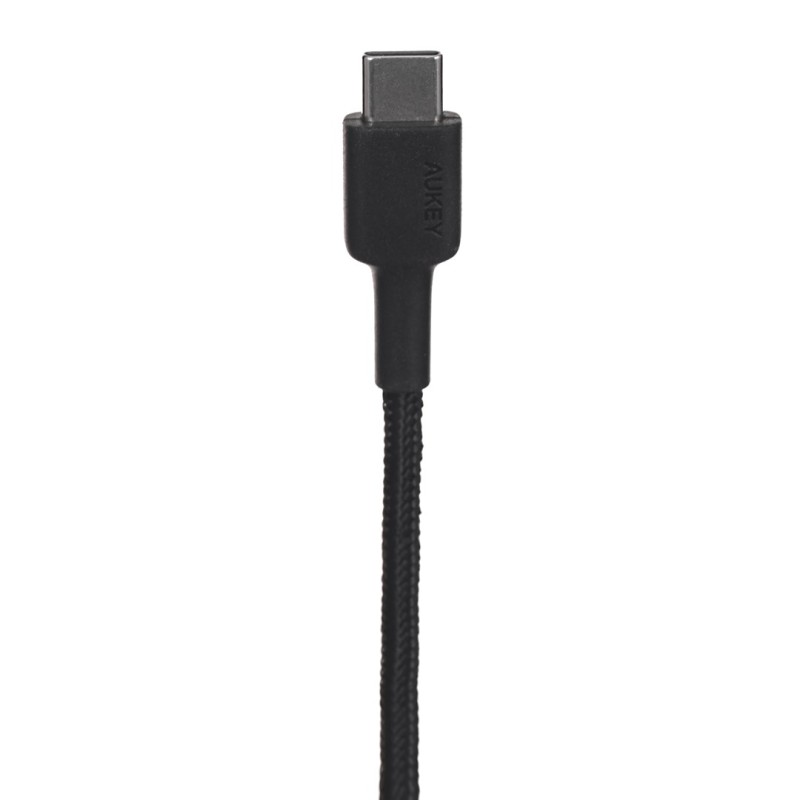 AUKEY CB-NCC2 USB-C Type-C Power Delivery PD 60W 3A 1.8m Nylon Black AUKEY CB-NCC2 USB-C Type-C Power Delivery PD 60W 3A 1.8m Nylon Black