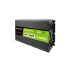 Green Cell Przetwornica napicia PowerInverter LCD 24 V 3000W/60000W Przetwornica samochodowa z wywietlaczem - czysty sinus power adapter/inverter Auto Black