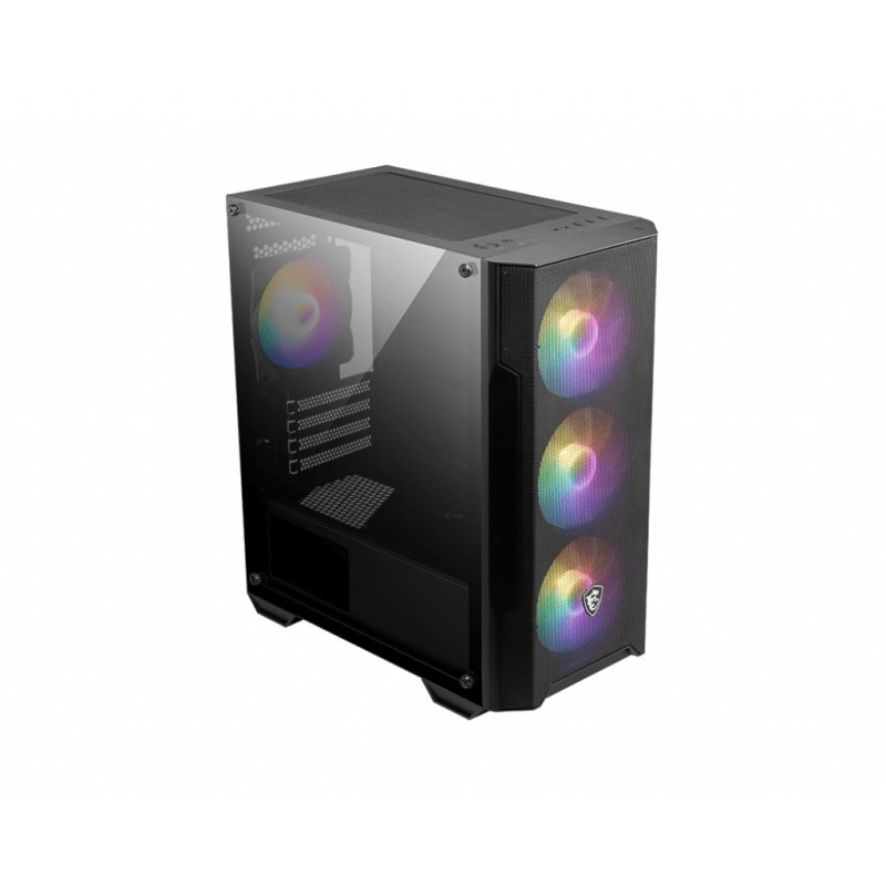 MSI MAG FORGE M100A computer case Micro Tower Black, Transparent MSI MAG FORGE M100A computer case Micro Tower Black, Transparent