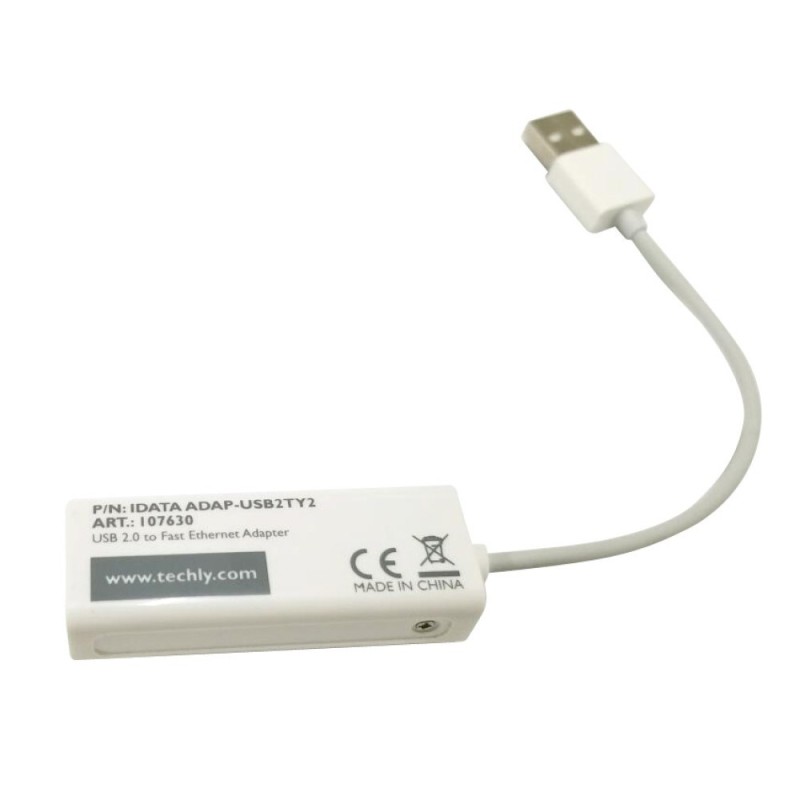 Techly USB2.0 to Fast Ethernet 10/100 Mbps converter Techly USB2.0 to Fast Ethernet 10/100 Mbps converter