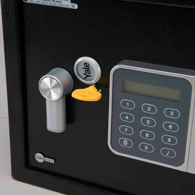 Yale YLG/200/DB2 Free Standing Safe 24 l Steel Black Yale YLG/200/DB2 Free Standing Safe 24 l Steel Black