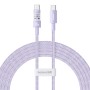Baseus Gem USB C to USB C fast charging cable 2 m 100 W Purple