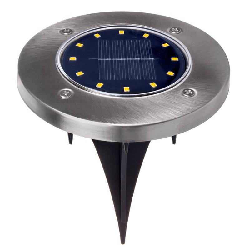 Maclean MCE318 LED Solar Pathway Lights with Ground Spike 12 LED SMD Neutral White 4000K 0.7 W Solar Lamp for Outdoor Path Light Garden Lights IP44 Maclean MCE318 LED Solar Pathway Lights with Ground Spike 12 LED SMD Neutral White 4000K 0.7 W Solar Lamp for Outdoor Path Light Garden Lights IP44