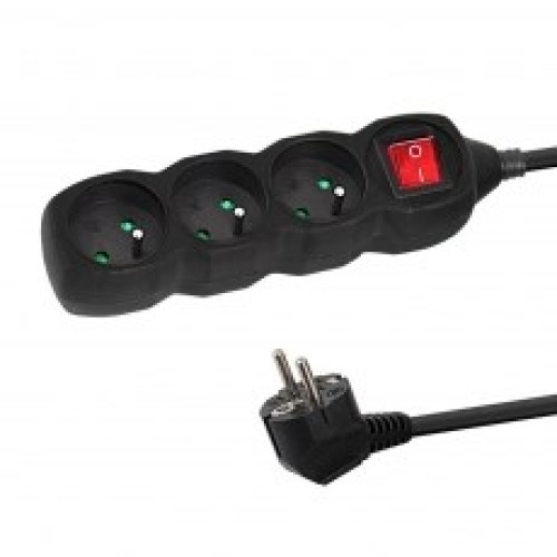 Esperanza ELK210K Power strip 3GN/1,5M Black Esperanza ELK210K Power strip 3GN/1,5M Black
