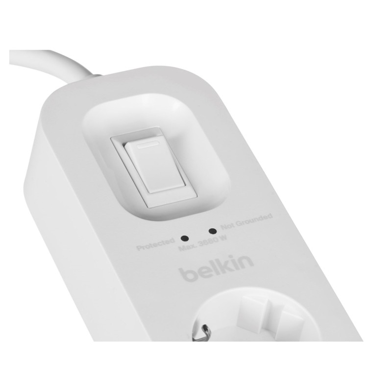 Belkin SRB001VF2M surge protector White 4 AC outlet(s) 2 m Belkin SRB001VF2M surge protector White 4 AC outlet(s) 2 m