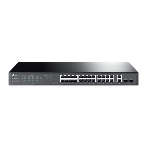 TP-Link 28-Port Gigabit Easy Smart Switch with 24-Port PoE+ TP-Link 28-Port Gigabit Easy Smart Switch with 24-Port PoE+