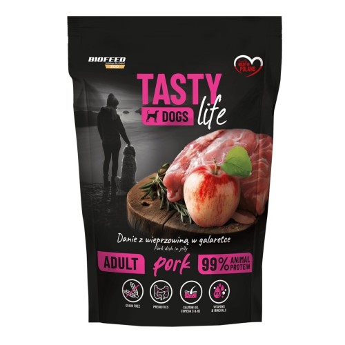 BIOFEED Tasty Dogs Life Pork - wet dog food - 500g BIOFEED Tasty Dogs Life Pork - wet dog food - 500g