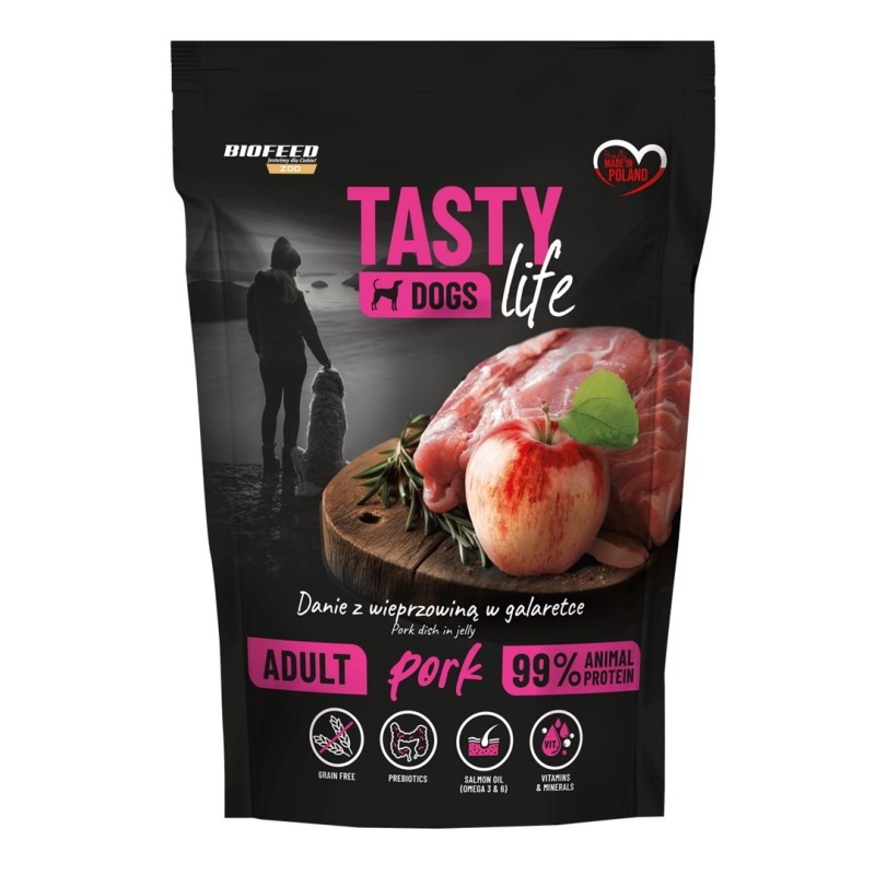 BIOFEED Tasty Dogs Life Pork - wet dog food - 500g BIOFEED Tasty Dogs Life Pork - wet dog food - 500g