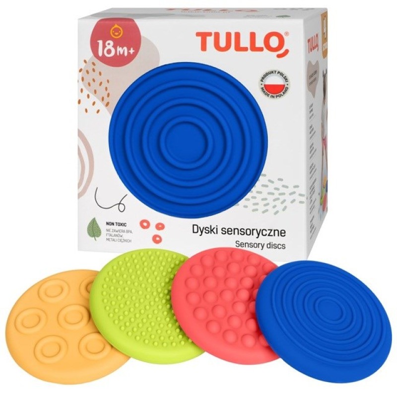 Tullo Sensory discs 4 pcs. Tullo Sensory discs 4 pcs.