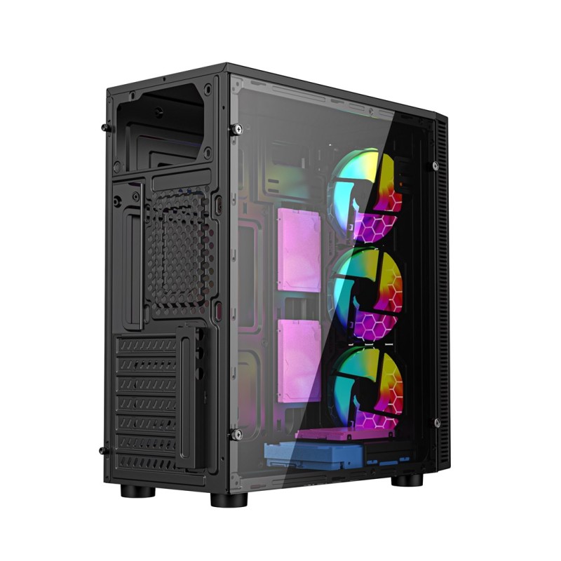 Gembird Fornax 500 Midi Tower Black Gembird Fornax 500 Midi Tower Black