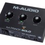 M-AUDIO M-Track Solo USB Audio interface Crystal preamplifier 16 bit 48 kHz Black
