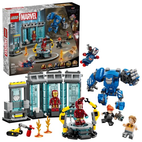 LEGO MARVEL 76315 Iron Man’s Laboratory: Hall of Armor
