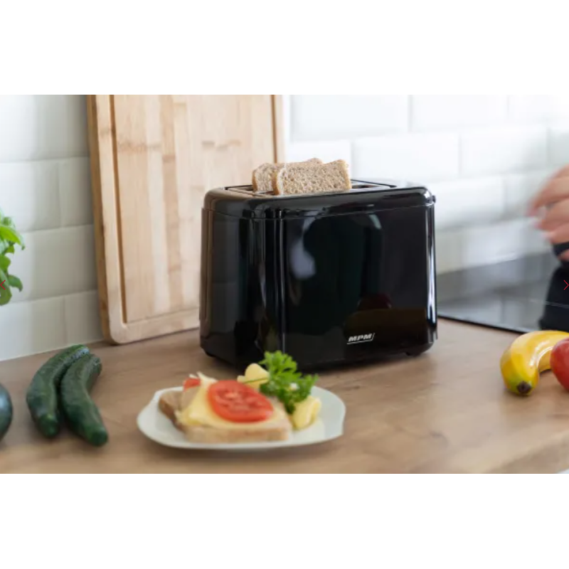 Toaster MPM MTO-07/c black Toaster MPM MTO-07/c black