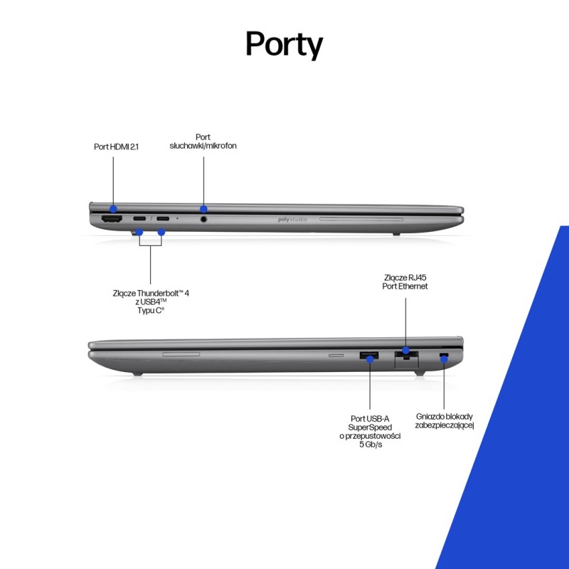 HP ZBook 8 G1ak Copilot+ PC AMD Ryzen AI 7 PRO 350 Mobile workstation 35.6 cm (14
