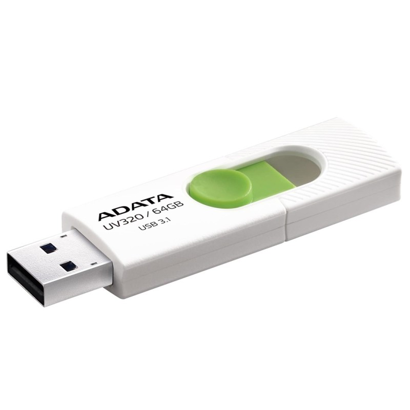 ADATA UV320 USB flash drive 64 GB USB Type-A 3.2 Gen 1 (3.1 Gen 1) Green, White