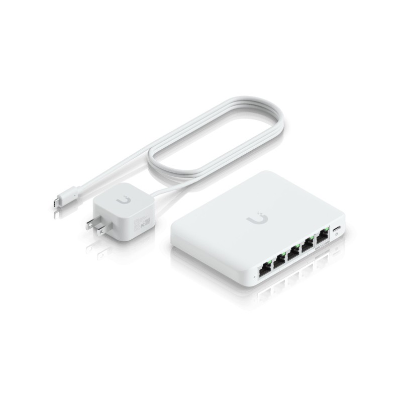 Ubiquiti UniFi Flex Mini 2.5G Managed 2.5G Ethernet (100/1000/2500) Power over Ethernet (PoE) Desktop White Ubiquiti UniFi Flex Mini 2.5G Managed 2.5G Ethernet (100/1000/2500) Power over Ethernet (PoE) Desktop White