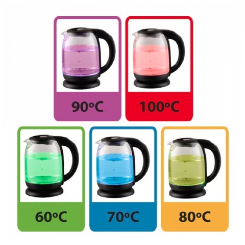 Esperanza EKK027 electric kettle 1.7 L Black,Transparent 2200 W Esperanza EKK027 electric kettle 1.7 L Black,Transparent 2200 W