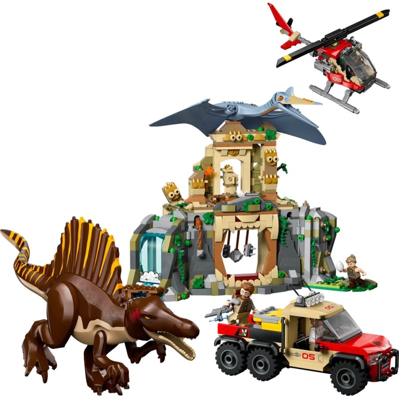 LEGO JURASSIC WORLD 76976 Spinosaurus & Quetzalcoatlus Air Mission