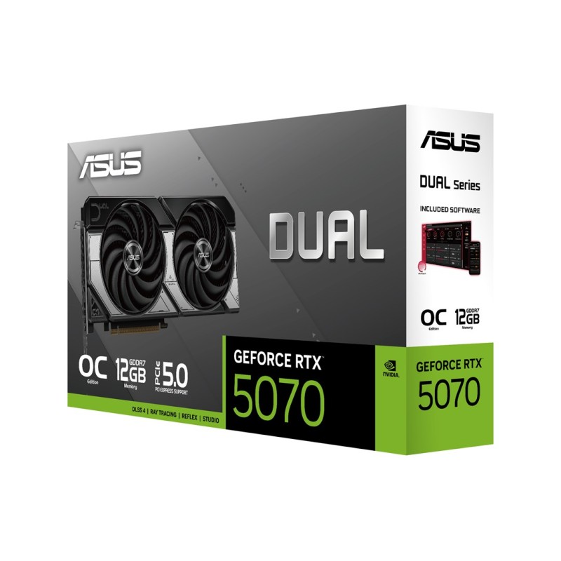 ASUS Dual -RTX5070-O12G NVIDIA GeForce RTX 5070 12 GB GDDR7 ASUS Dual -RTX5070-O12G NVIDIA GeForce RTX 5070 12 GB GDDR7