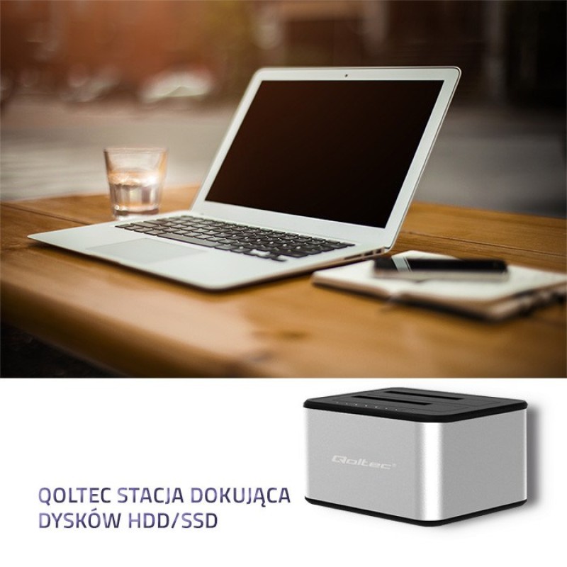 Qoltec 5316 2x HDD / SSD docking station | 2.5 Qoltec 5316 2x HDD / SSD docking station | 2.5
