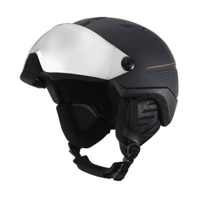 Helmet FIT VISOR IMPACTS PHOTO BLACK M/L ROSSIGNOL Helmet FIT VISOR IMPACTS PHOTO BLACK M/L ROSSIGNOL
